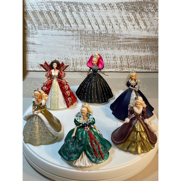 Barbie Other - Vintage Barbie Holiday Ornament Lot - 7 Ornaments